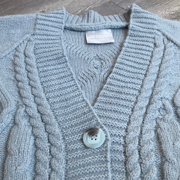 Taylor Swift The Tortured Poets Department gray button-down cardigan. - Picture 10 of 15